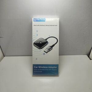 Car Wireless Adapter for Wired Android Auto - Black
